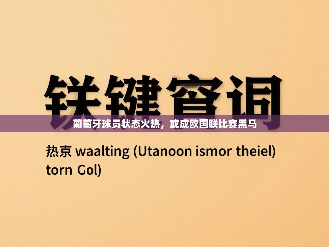 葡萄牙球员状态火热,或成欧国联比赛黑马 第1张